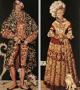 Portraits of Henry the Pious, Duke of Saxony and his wife Katharina von Mecklenburg dfg, CRANACH, Lucas the Elder